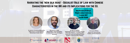 Roundtable: Narrating the ’new silk road’ – Socialist Rule of Law with Chinese Characteristics in the BRI and its Implications for the EU